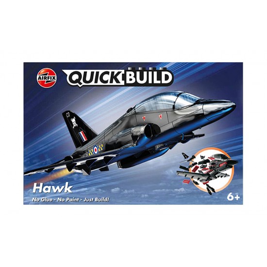 Quickbuild Bae Hawk Plastic Brick Construction Toy (Wingspan: 180mm)