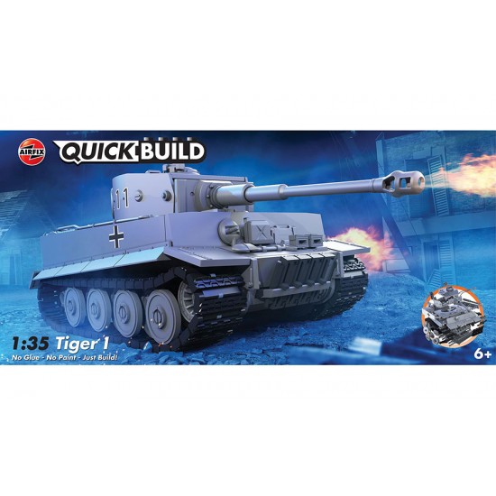 1/35 Quickbuild Tiger I Plastic Brick Construction Toy