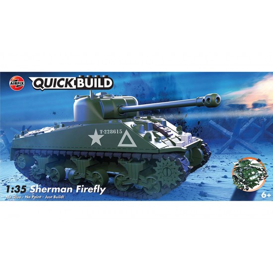 1/35 Quickbuild Sherman Firefly Plastic Brick Construction Toy