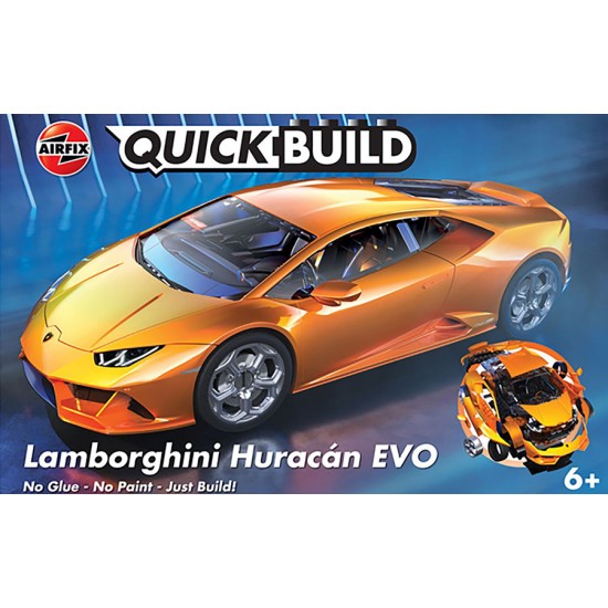 Non-Scale Quickbuild Lamborghini Huracan Evo Plastic Brick Construction Toy