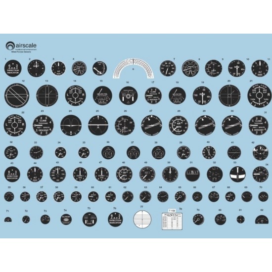 1/32 WWII RAF Instruments Decals