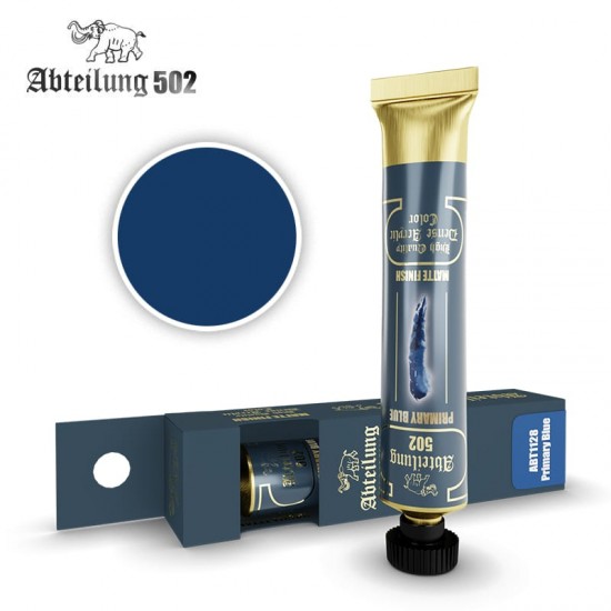 High Quality Dense Acrylic Paint - Primary Blue (20ml tube)