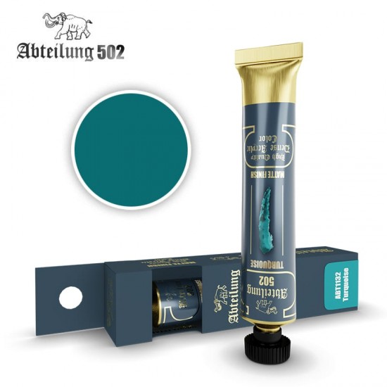 High Quality Dense Acrylic Paint - Turquoise (20ml tube)