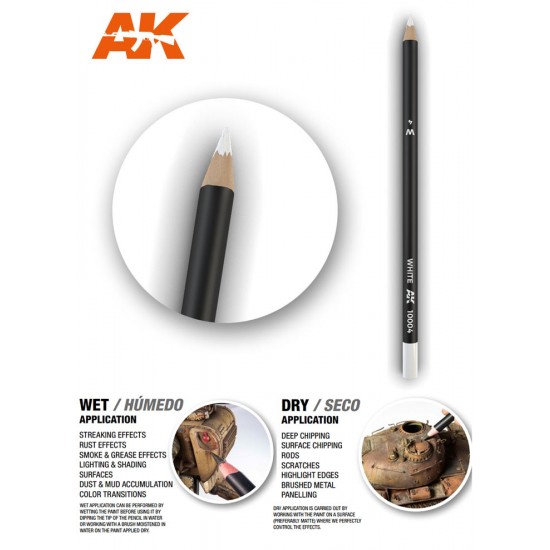 Weathering Semi Grease Water Pencil - White