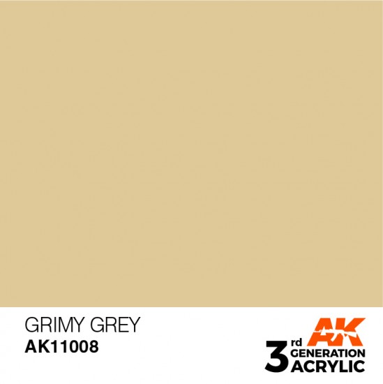 Acrylic Paint (3rd Generation) - Grimy Grey (17ml)