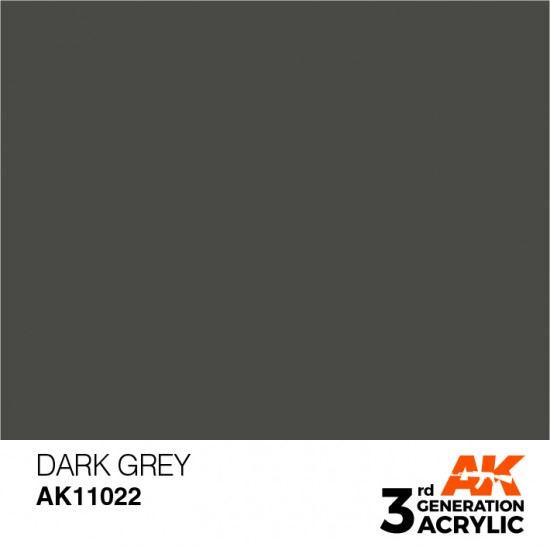 Acrylic Paint (3rd Generation) - Dark Grey (17ml)