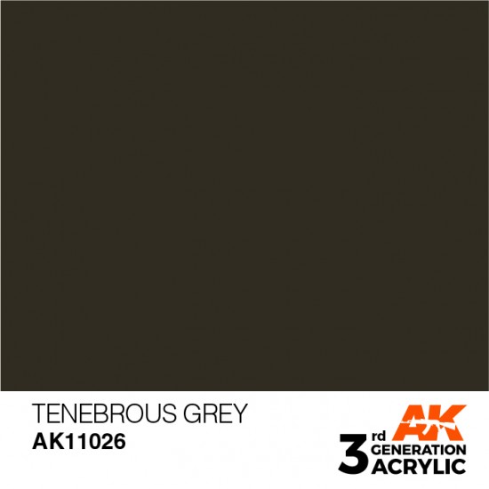 Acrylic Paint (3rd Generation) - Tenebrous Grey (17ml)