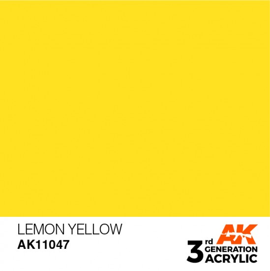 Acrylic Paint (3rd Generation) - Lemon Yellow (17ml)