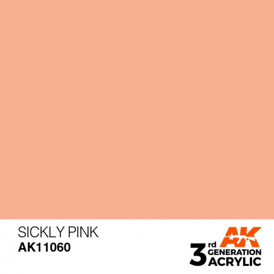 Acrylic Paint (3rd Generation) - Sickly Pink (17ml)