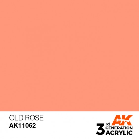 Acrylic Paint (3rd Generation) - Old Rose (17ml)