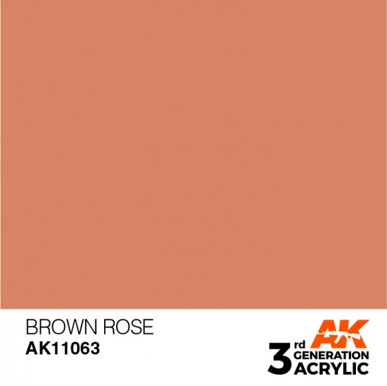 Acrylic Paint (3rd Generation) - Brown Rose (17ml)