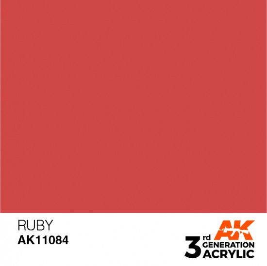 Acrylic Paint (3rd Generation) - Ruby (17ml)