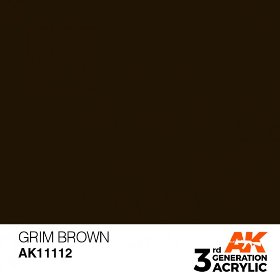 Acrylic Paint (3rd Generation) - Grim Brown (17ml)