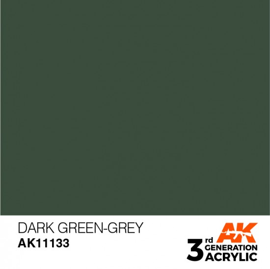 Acrylic Paint (3rd Generation) - Dark Green-Grey (17ml)