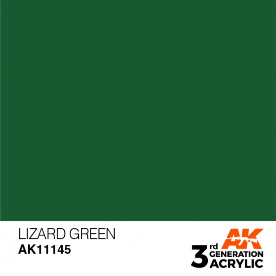 Acrylic Paint (3rd Generation) - Lizard Green (17ml)