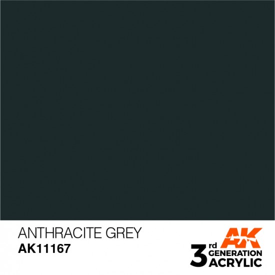 Acrylic Paint (3rd Generation) - Anthracite Grey (17ml)