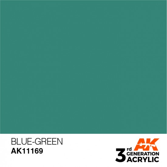 Acrylic Paint (3rd Generation) - Blue-Green (17ml)