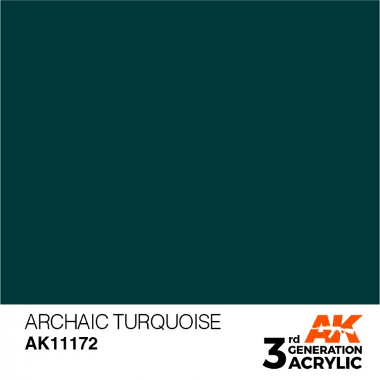 Acrylic Paint (3rd Generation) - Old Turquoise (17ml)
