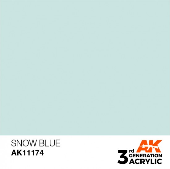 Acrylic Paint (3rd Generation) - Snow Blue (17ml)