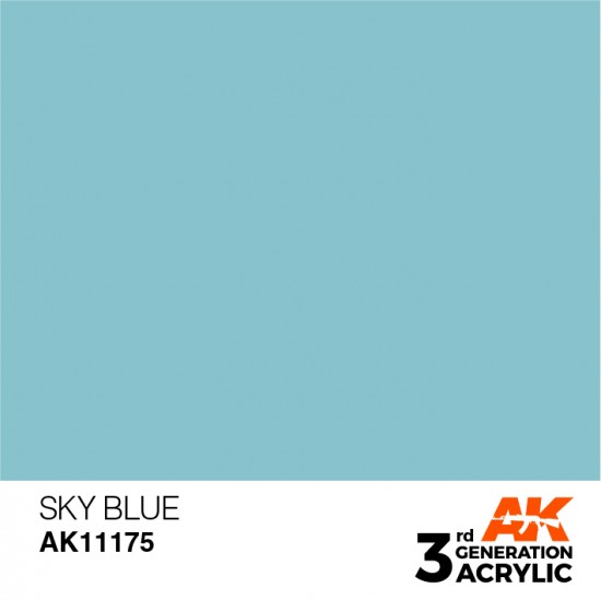 Acrylic Paint (3rd Generation) - Sky Blue (17ml)