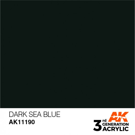 Acrylic Paint (3rd Generation) - Dark Sea Blue (17ml)