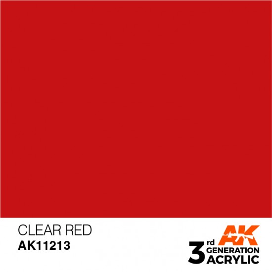 Acrylic Paint (3rd Generation) - Red (17ml)