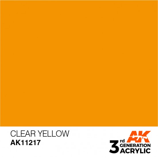 Acrylic Paint (3rd Generation) - Yellow (17ml)