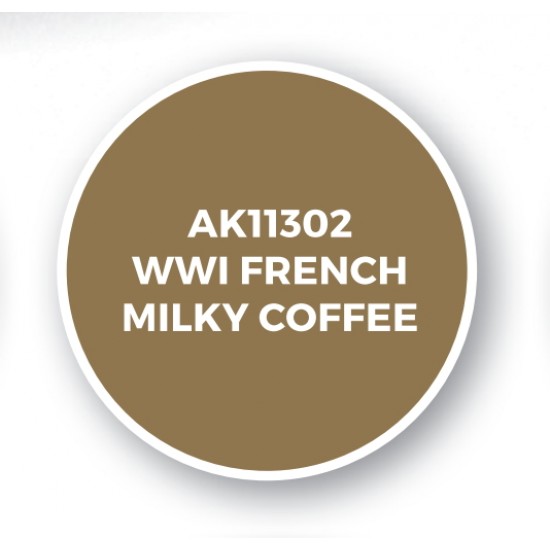 Acrylic Paint (3rd Generation) for AFV - WWI French Milky Coffee (17ml)