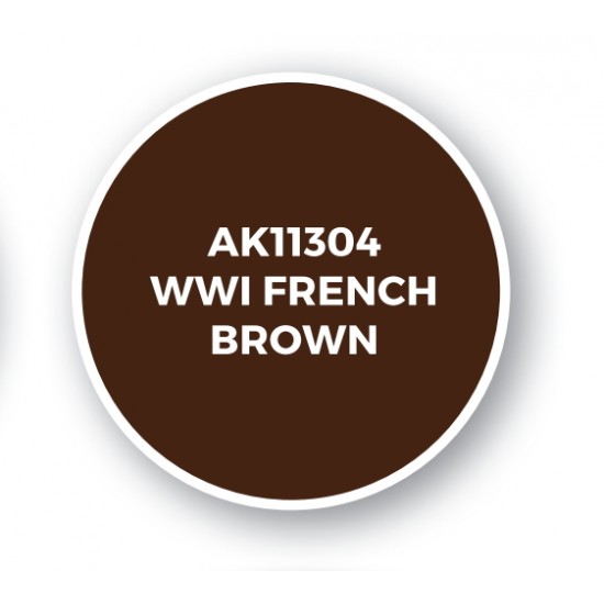 Acrylic Paint (3rd Generation) for AFV - WWI French Brown (17ml)