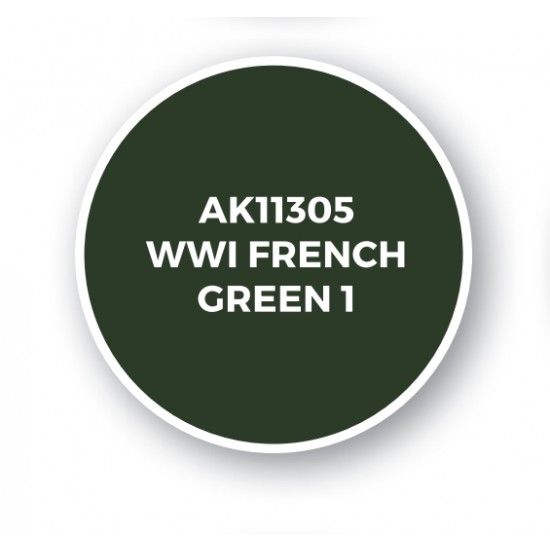 Acrylic Paint (3rd Generation) for AFV - WWI French Green 1 (17ml)