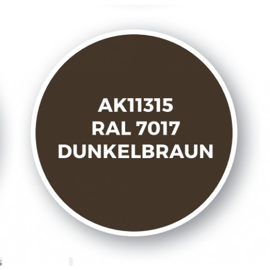 Acrylic Paint (3rd Generation) for AFV - RAL 7017 Dunkelbraun (17ml)
