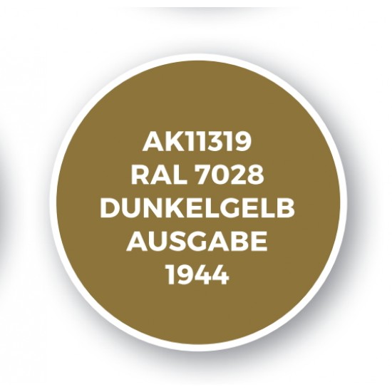 Acrylic Paint (3rd Generation) for AFV - RAL 7028 Dunkelgelb Ausgabe 1944 (17ml)