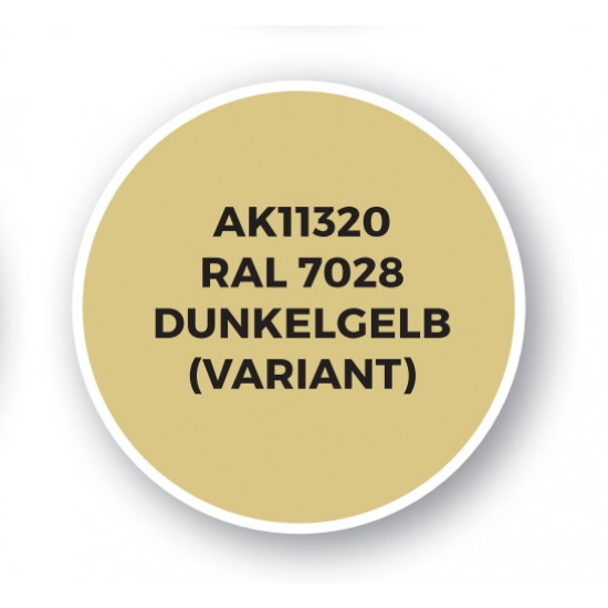 Acrylic Paint (3rd Generation) for AFV - RAL 7028 Dunkelgelb (Variant) (17ml)