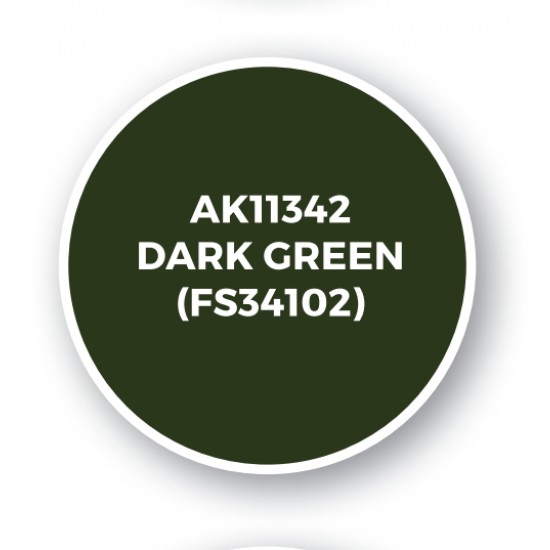 Acrylic Paint (3rd Generation) for AFV - Dark Green (FS34102) 17ml