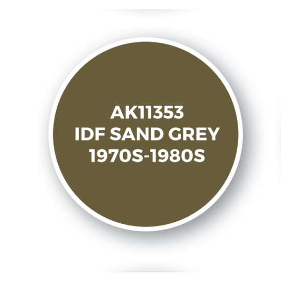 Acrylic Paint (3rd Generation) for AFV - IDF Sand Grey 1970s-1980s (17ml)