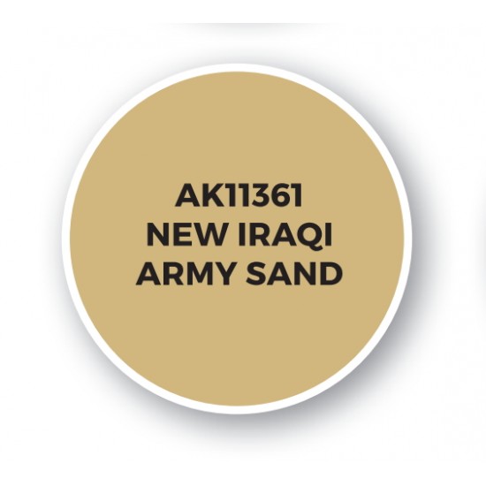 Acrylic Paint (3rd Generation) for AFV - New Iraqi Army Sand (17ml)