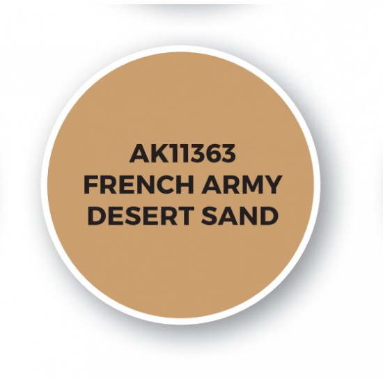 Acrylic Paint (3rd Generation) for AFV - French Army Desert Sand (17ml)