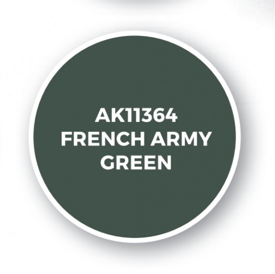 Acrylic Paint (3rd Generation) for AFV - French Army Green (17ml)