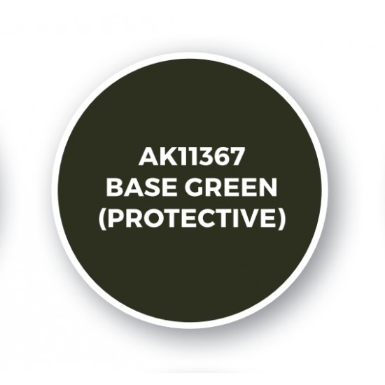 Acrylic Paint (3rd Generation) for AFV - Base Green (Protective) (17ml)