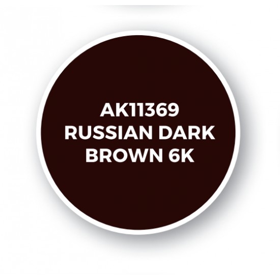 Acrylic Paint (3rd Generation) for AFV - Russian Dark Brown 6K (17ml)