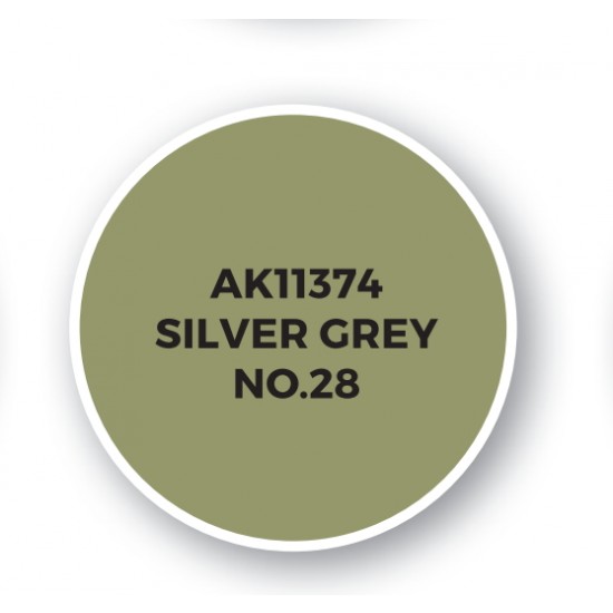 Acrylic Paint (3rd Generation) for AFV - Silver Grey No.28 (17ml)