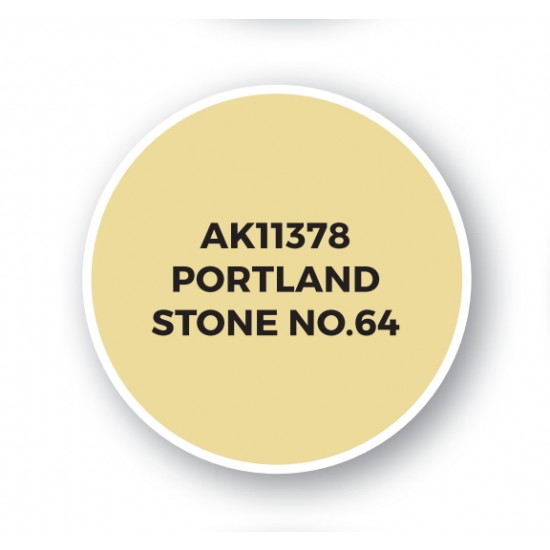Acrylic Paint (3rd Generation) for AFV - Portland Stone No.64 (17ml)