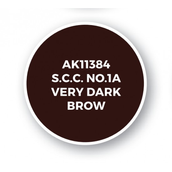 Acrylic Paint (3rd Generation) for AFV - S.C.C. No.1A Very Dark Brown (17ml)
