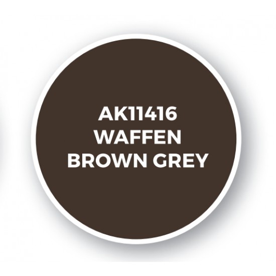 Acrylic Paint (3rd Generation) for Figures - Waffen Brown Grey (17ml)