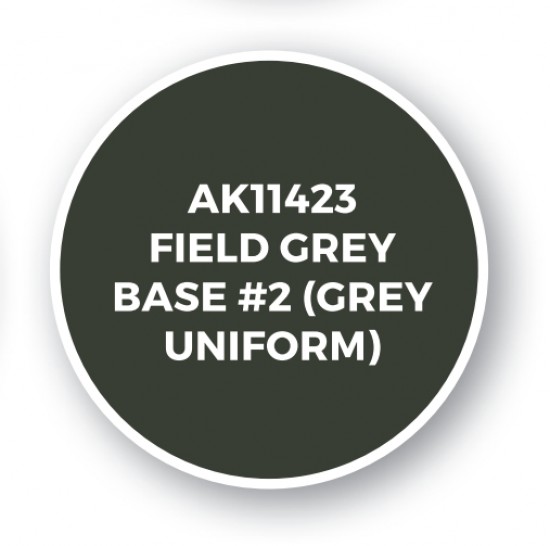 Acrylic Paint (3rd Generation) for Figures - Field Grey Base #2 (Grey Uniform) 17ml