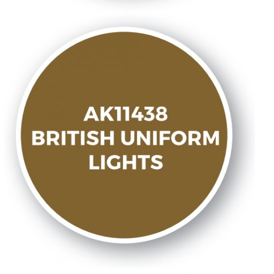 Acrylic Paint (3rd Generation) for Figures - British Uniform Lights (17ml)