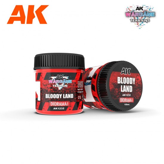Wargame Battle Ground Terrains - Bloody Land (100ml)