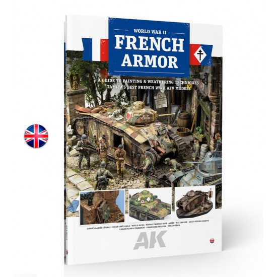 French Armour: Tamiya French WWII AFV Model Painting Guide (English, 108 pages)