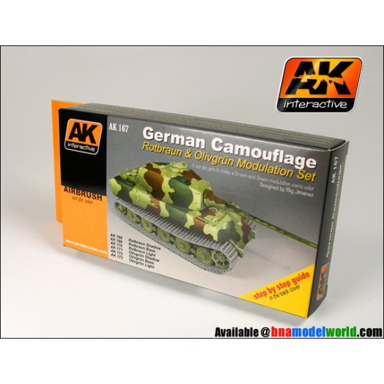 German Green & Brown Modulation Set (6 x 17ml)
