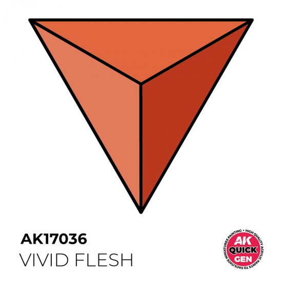 Acrylic Colour for Contrast Painting - Quick Gen #Vivid Flesh (18ml)